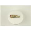 Image 2 : ANTIQUE 14K WHITE GOLD RING RUBY .30 CARATS! FILIGREE (42978)