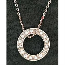 Sterling Silver Cubic Zirconia Pendant (58006)