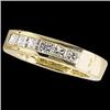 Image 1 : 14K GOLD WEDDING BAND PRINCESS CUT DIAMONDS 1.16 CARATS! (58990)