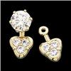 Image 1 : 14k GOLD DIAMOND EARRING JACKETS (59784)