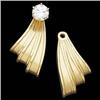 Image 1 : 14k Gold EARRING JACKETS (60062)