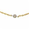Image 1 : 14k Gold Necklace DIAMONDS ONE CARAT! (60772)