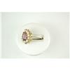 Image 2 : VINTAGE 14K GOLD RING AMETHYST PEARLS (61014)