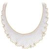 Image 1 : SPECTACULAR 18K GOLD NECKLACE - WIDE COLLAR STYLE (61216)
