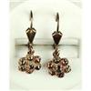 Image 1 : Antique Style BOHEMIAN GARNET Earrings (61275)