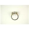 Image 3 : ANTIQUE 14k WHITE GOLD RING w 3 AQUAMARINES = 2.50 CARATS! (61364)