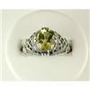 Image 1 : Antique Style PERIDOT Ring THREE CARATS! (61491)