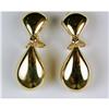 Image 1 : 14K GOLD DANGLE EARRINGS CLIP ONS  (61629)