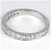 Image 2 : ANTIQUE ART DECO DIAMOND WEDDING BAND WHITE GOLD (61821)