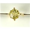 Image 1 : UNIQUE 14K RING PERIDOT 7.5 CTS! DIAMONDS (62218)