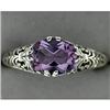 Image 1 : Sterling Silver Amethyst Ring (41621)