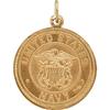 Image 1 : 14K Pendant  U.S. NAVY ST.  CHRISTOPHER MEDAL (60749)
