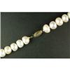 Image 2 : Freshwater PEARL NECKLACE 9.0 - 10.0MM 14k Clasp (60934)