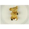 Image 1 : 18K GOLD TEDDY BEAR Pin  RUBY Eyes! (60963)