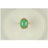 Image 2 : Ring and Earring IMPERIAL JADE Suite (61213)