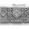 Image 2 : Vintage Style Sterling Silver Sapphire Bracelet (59290)