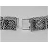 Image 4 : Vintage Style Sterling Silver Sapphire Bracelet (59290)