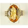 Image 1 : Antique Style Yellow Gold Citrine Ring (59062)
