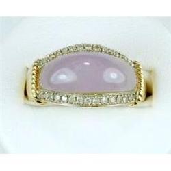 14k Yellow Gold Jade Ring (59567)