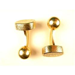 18k GOLD CUFFLINKS by TIFFANY & COMPANY (61167)
