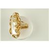 Image 2 : 14k GOLD MOTHER of PEARL RING (58505)