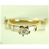 Image 1 : 14k Gold DIAMOND ENGAGEMENT RING .32 CTS!  F/VS (59526)
