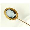 Image 1 : Antique Gold Stickpin CAMEO looks like Caesar! (60235)