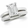 Image 1 : EMERALD CUT DIAMOND ENGAGEMENT RING (60999)