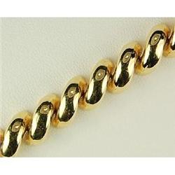 14K GOLD BRACELET SAN MARCO LINK (61560)