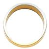 Image 2 : 14K Gold Two Tone WEDDING BAND, SZ 11. (61776)