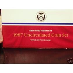 1987 UNCIRCULATED COIN SET (62090)