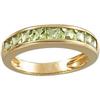 Image 1 : 14K BAND STYLE RING PERIDOTS (42934)