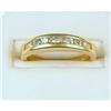 Image 1 : 18K GOLD WEDDING BAND 7 DIAMONDS! (58583)