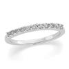Image 1 : PLATINUM Wedding Band 11 DIAMONDS (60290)
