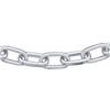 Image 1 : 14k WHITE GOLD Link Bracelet 7 Inch Long (60714)