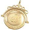 Image 1 : 14k ROUND GOLD LOCKET Swivels! (60820)
