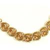 Image 1 : 14K GOLD NECKLACE SWIRLED DESIGN 17 INCHES (61561)