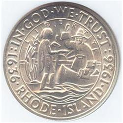 1936 RHODE ISLAND COMMEMORATIVE HALF DOLLAR (62163)