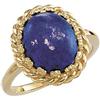 Image 1 : 14K GOLD RING LAPIS LAZULLI 5 CARATS! (62342)