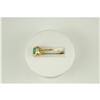 Image 2 : ANTIQUE STYLE GOLD RING EMERALD .40 CTS!  (43128)