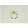 Image 3 : ANTIQUE STYLE GOLD RING EMERALD .40 CTS!  (43128)