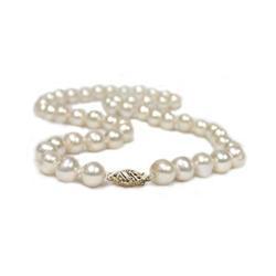 14K CULTURED Freshwater PEARL NECKLACE 18 inches (60964)