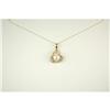 Image 3 : 14K PENDANT & PEARL ENHANCER DIAMONDS w 9MM PEARL (61298)