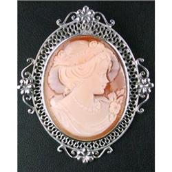 ANTIQUE STYLE CAMEO PIN/PENDANT! (61414)