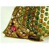 Image 2 : JEAN VITEAU  GEMLOCK FISH PIN TSAVORITE GARNETS DIAMONDS (61870)