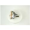 Image 2 : ANTIQUE Style FLIP RING BLACK ONYX AND CAMEO (39850)