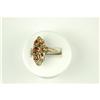 Image 2 : ANTIQUE STYLE RING GARNETS FILIGREE (58917)