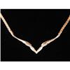 Image 2 : 14K GOLD NECKLACE 14 DIAMONDS! (60620)