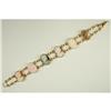 Image 2 : VINTAGE GOLD BRACELET w  7  CAMEOS (61290)