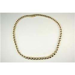 14K GOLD SAN MARCO NECKLACE 17 INCHES (61307)